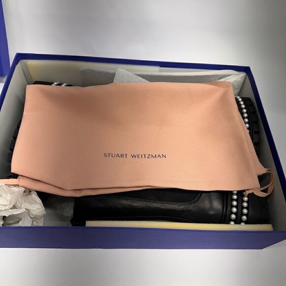 Stuart Weitzman Soho Pearl Chelsea Bootie 5 b - Picture 10 of 13